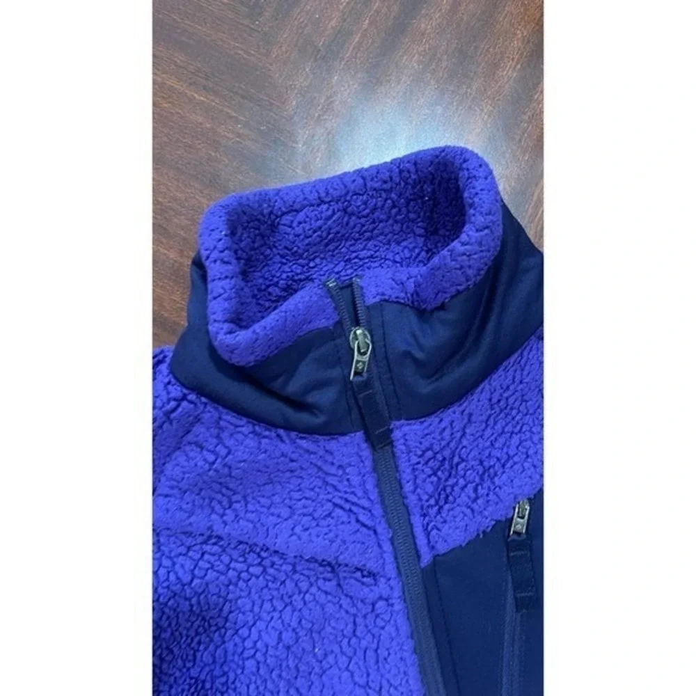 Columbia‎ Womens M Purple Sherpa Fleece Jacket Full Zip Outdoor Hiking Cozy